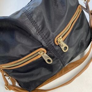 Big Buddha Women’s Black Satchel/Crossbody Purse